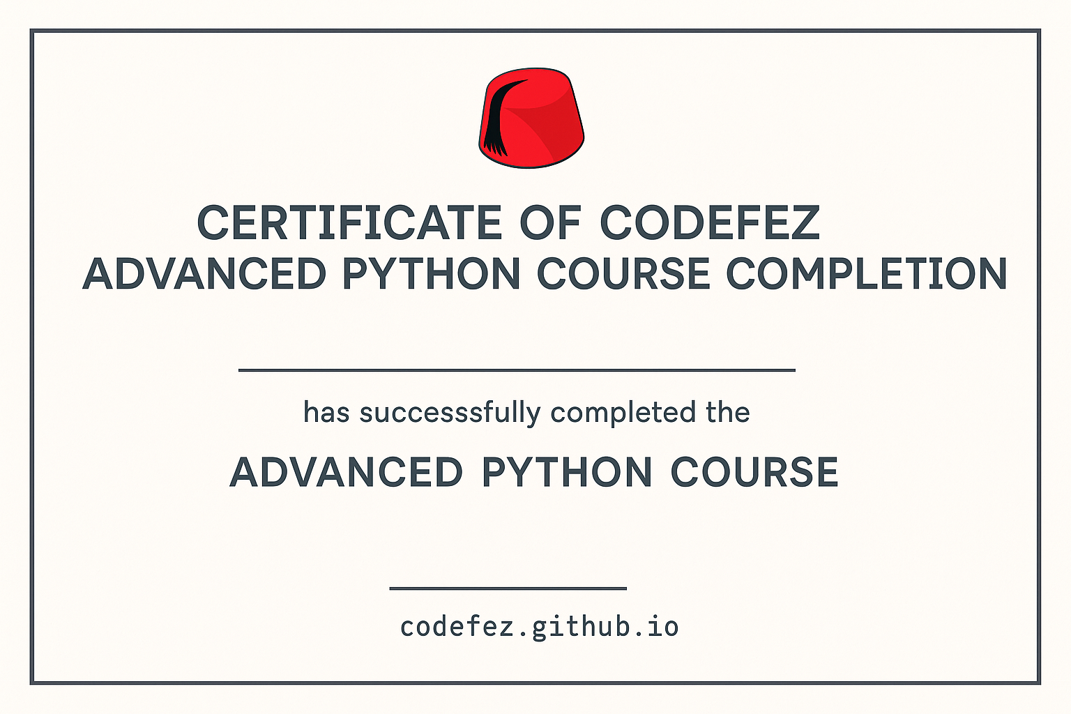 Advanced Python Course